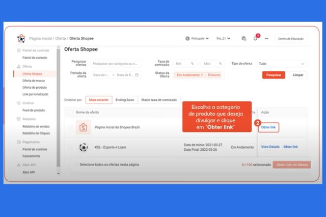 Afiliado Shopee link para divulgar